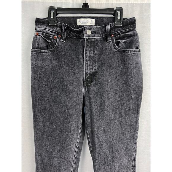 Abercrombie and Fitch Jeans 70s Vintage Flare Ultra High Rise Casual Boho Grunge - Picture 5 of 8